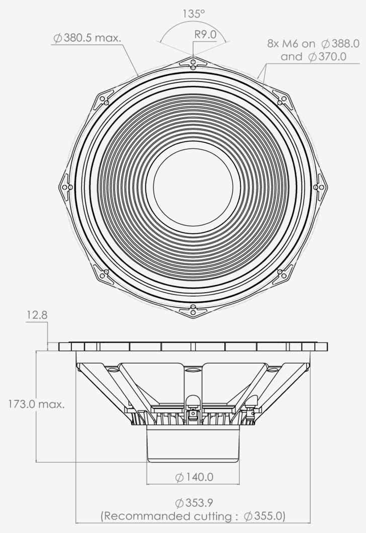 PHL audio 6201MNd Dimensions