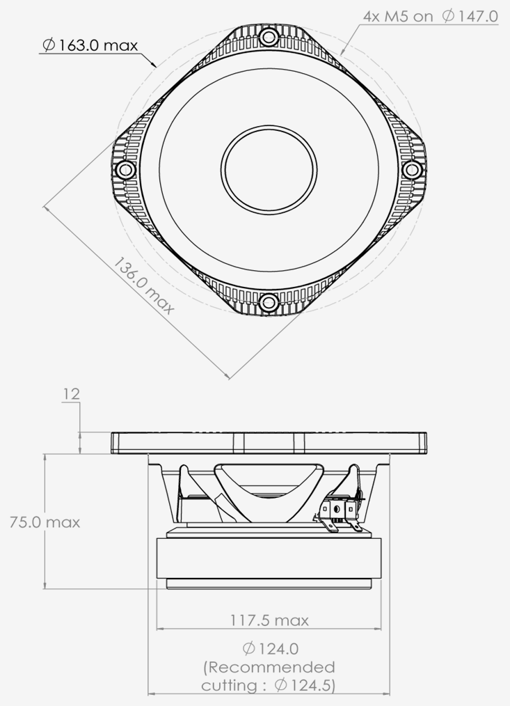 PHL audio 950 Dimensions