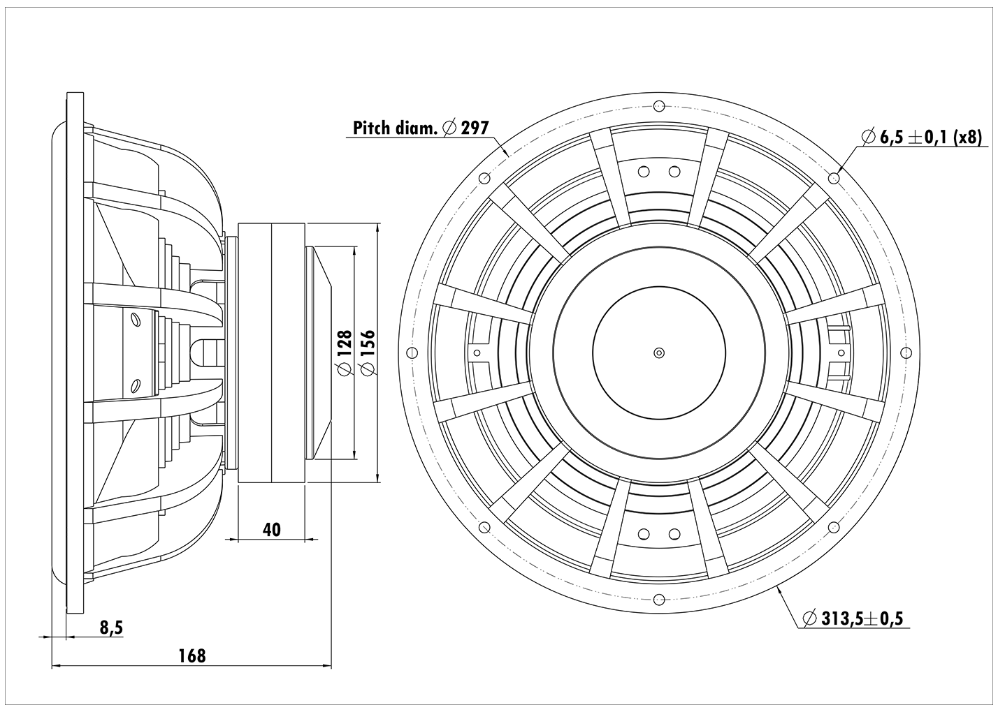 PUNKTKILDE AUGSL1091-JN01 Dimensions