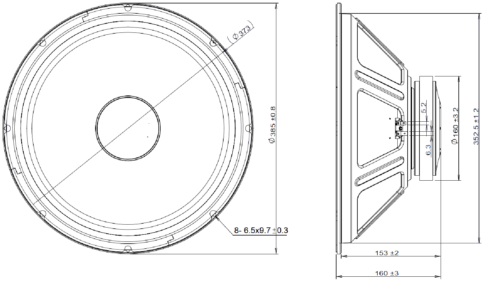 Peerless FSL-1525R04-04 Dimensions