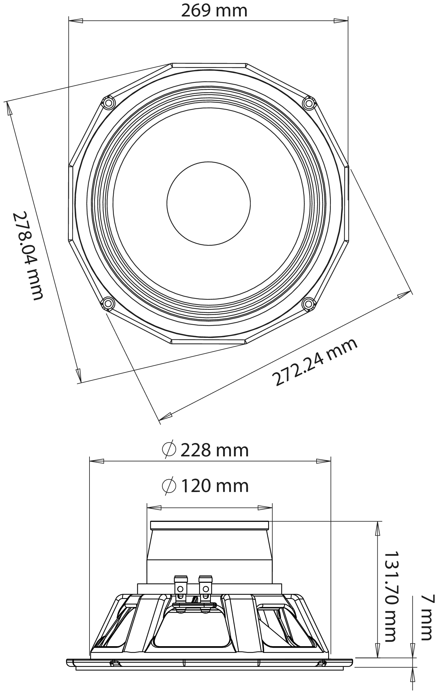 Precision Devices PD.103NR1 Dimensions