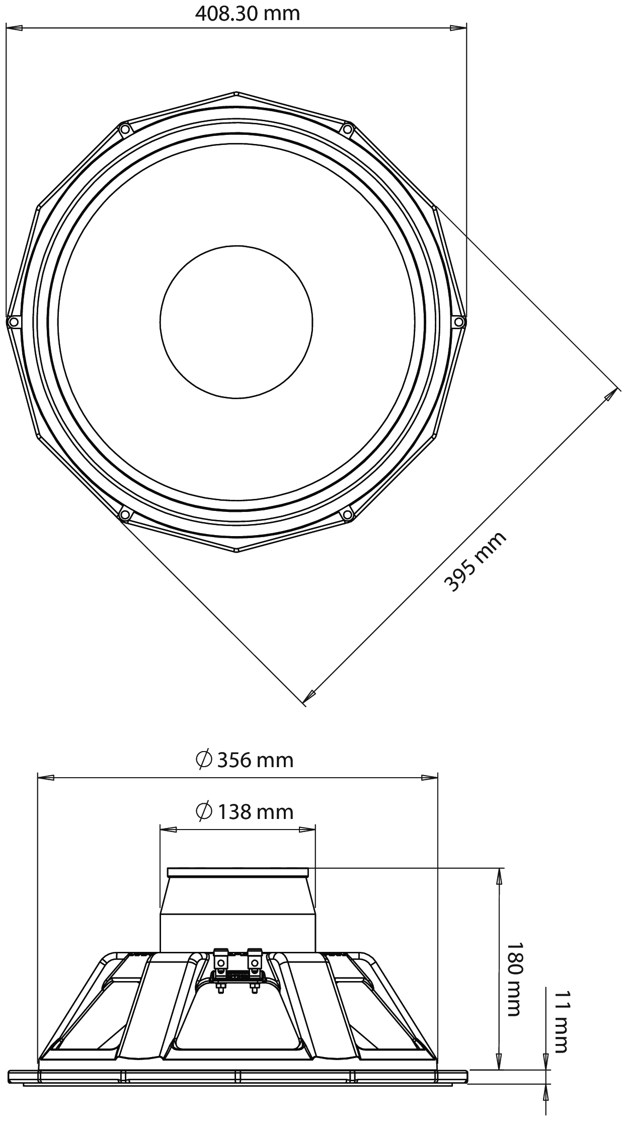 Precision Devices PD.154NR1 Dimensions