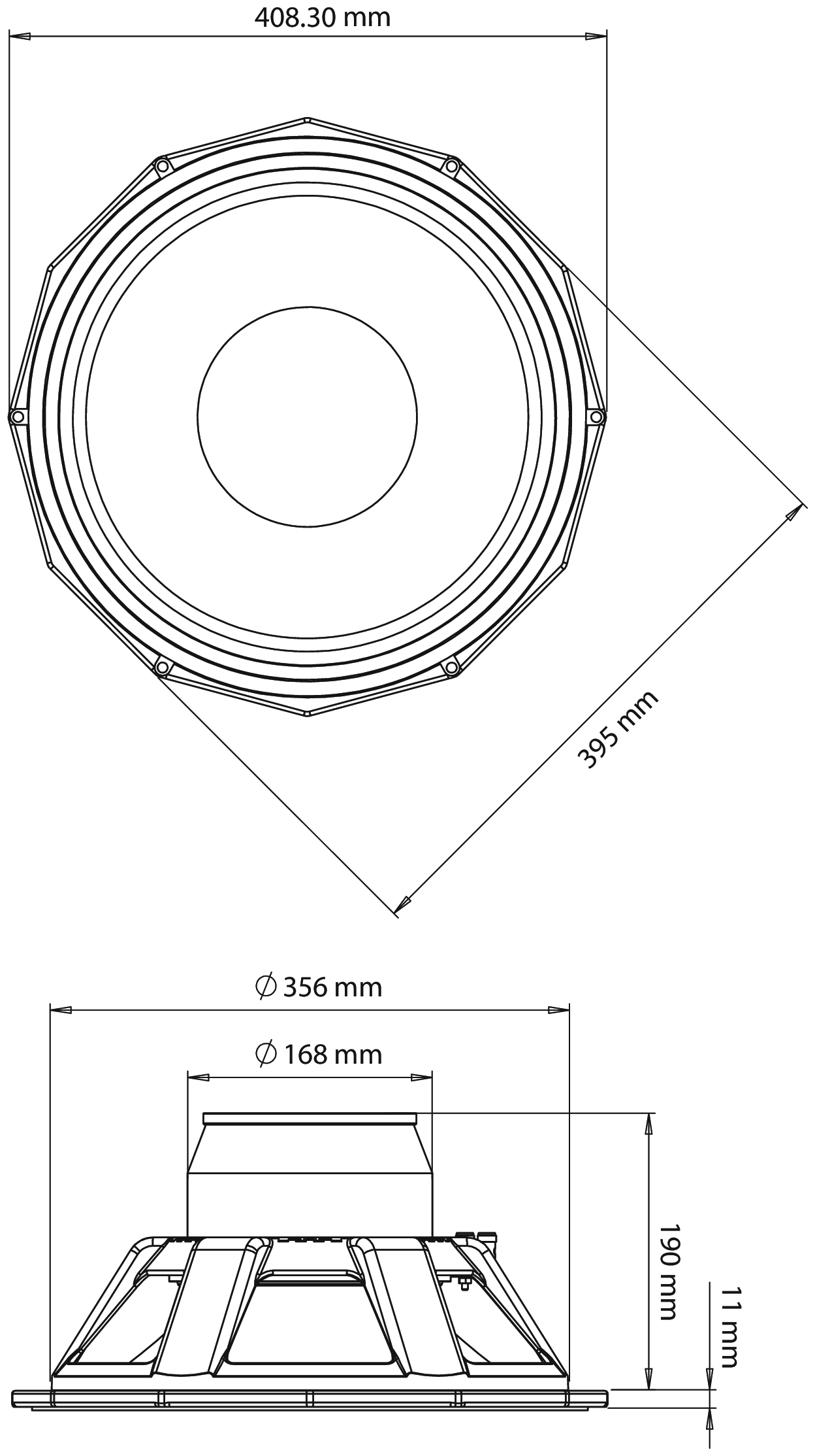 Precision Devices PD.155NR1 Dimensions