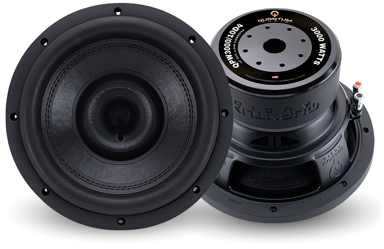 QUANTUM QPW3000/10D4 - 10″ Subwoofer 2x4Ω