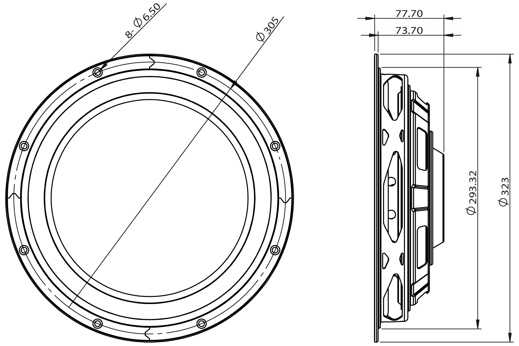 REDCATT Twiggy12 Dimensions
