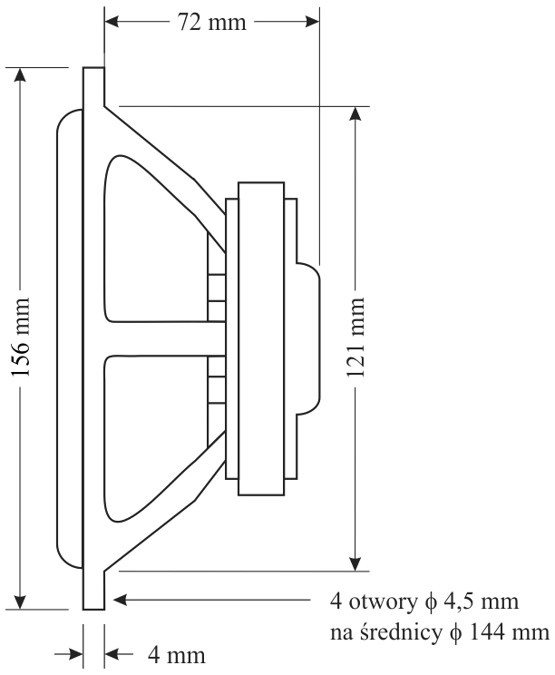 STX W.15.160.8.FCX Dimensions