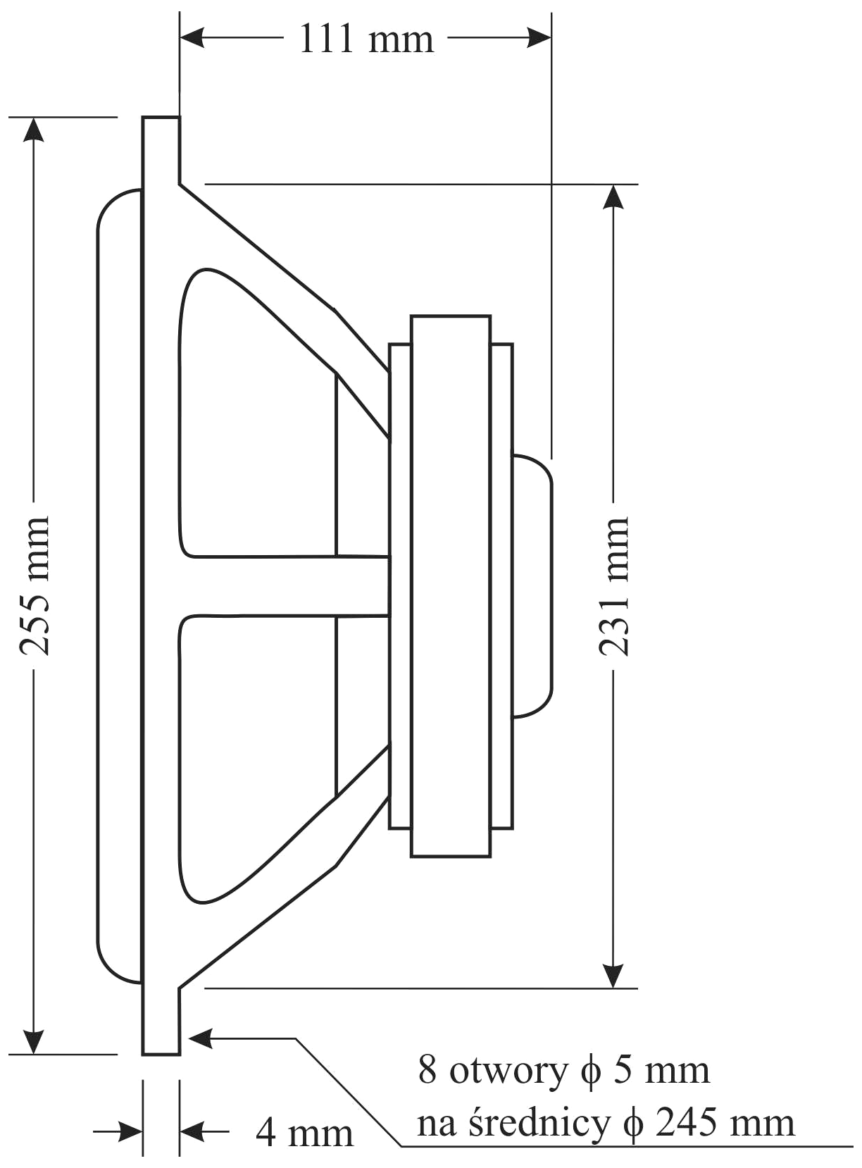 STX W.25.200.8.MC Dimensions