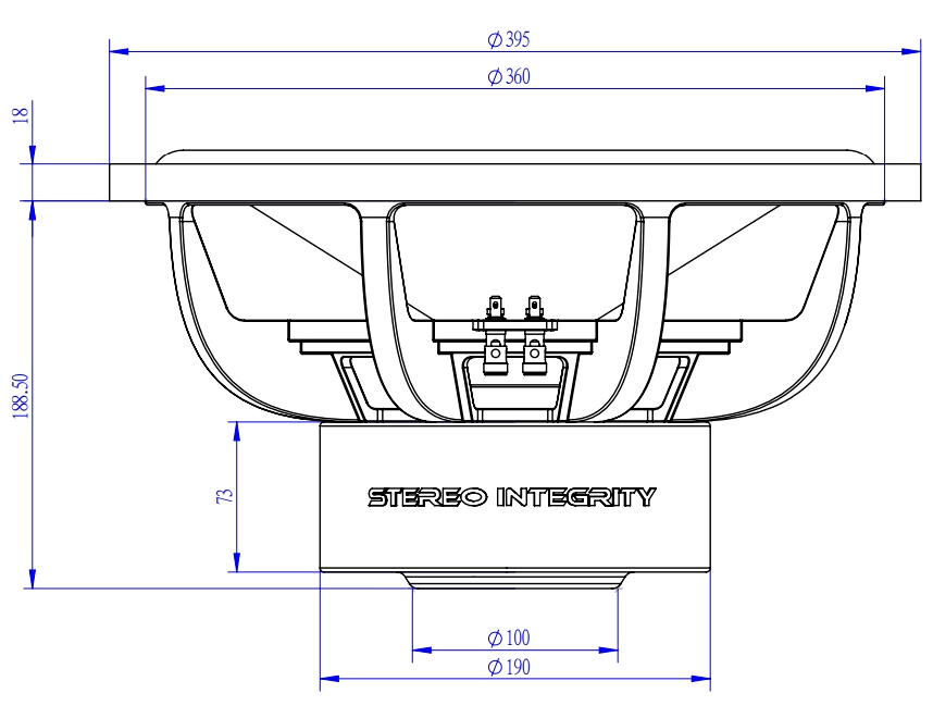 Stereo Integrity SQL-15 Series 2 Dimensions