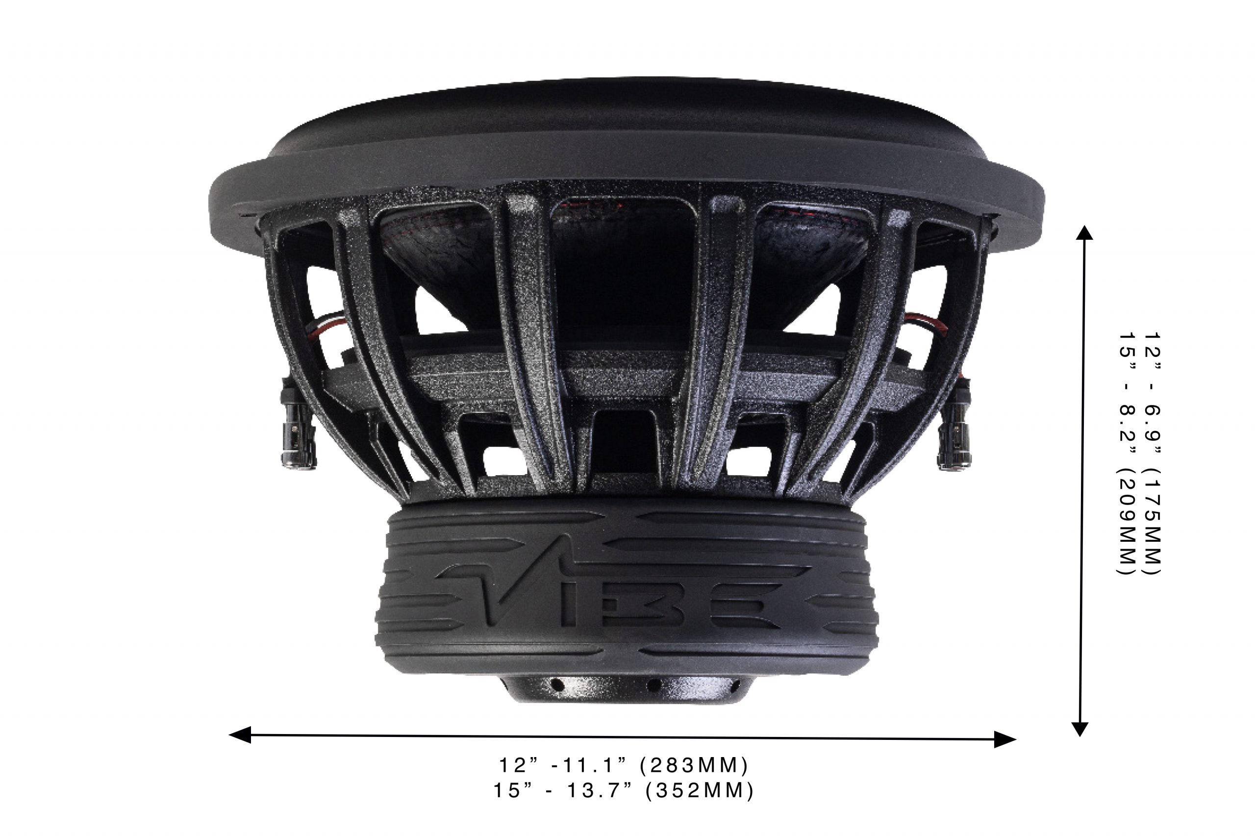 VIBE Audio BD12D2-V4 Dimensions