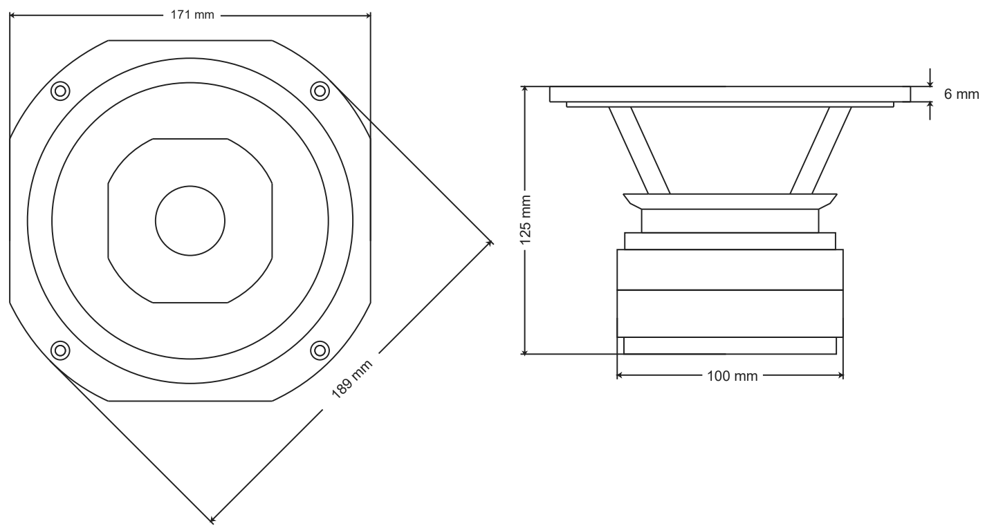 VOLT CX160.1 Dimensions